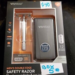 Vivitar Men's Double Edge Safety Razor Set
